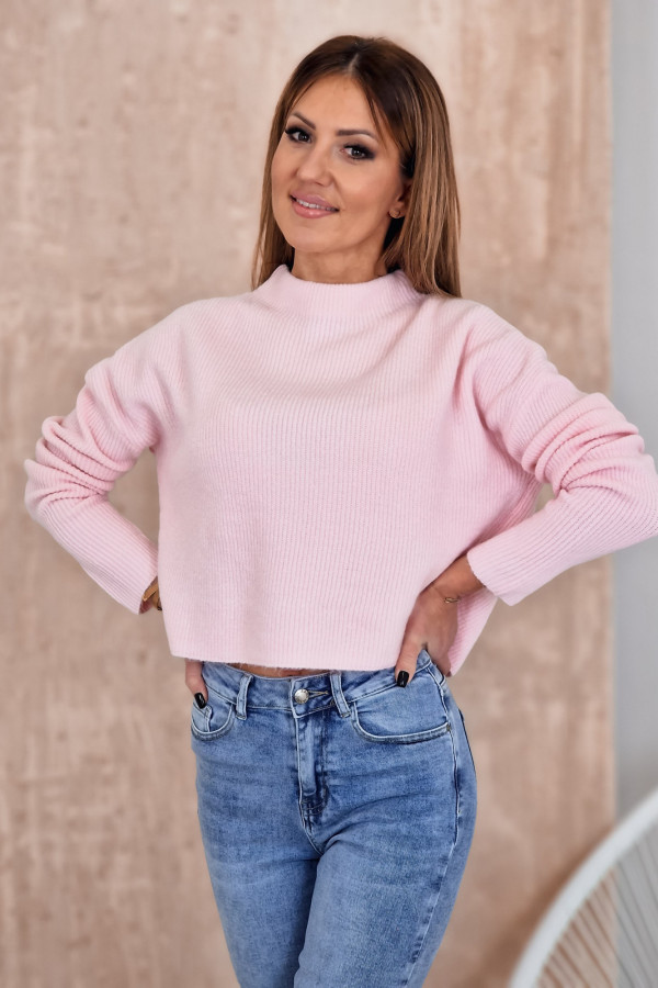 Sweter Różowy Pudrowy Miya