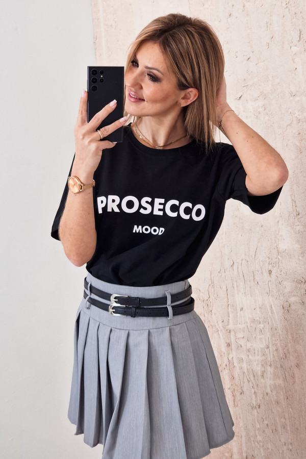T-shirt Czarny Prosecco 5