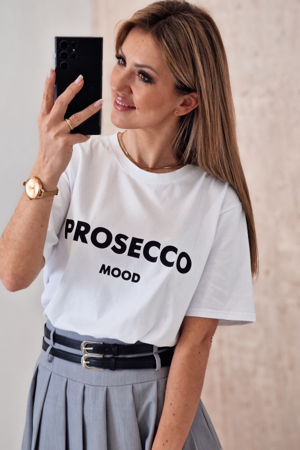 T-shirt Biały Prosecco 10