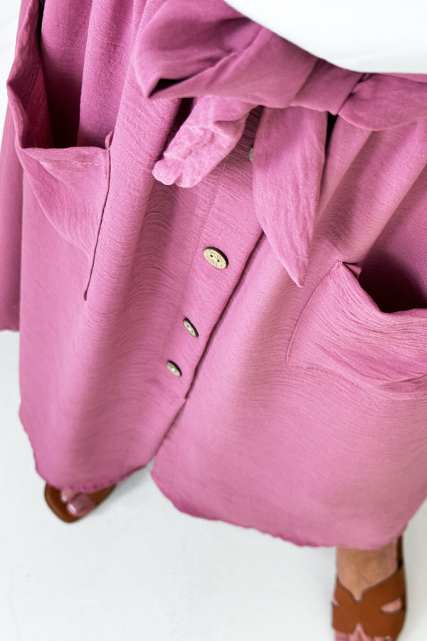 Spódnica Midi - Różowa Laki 1