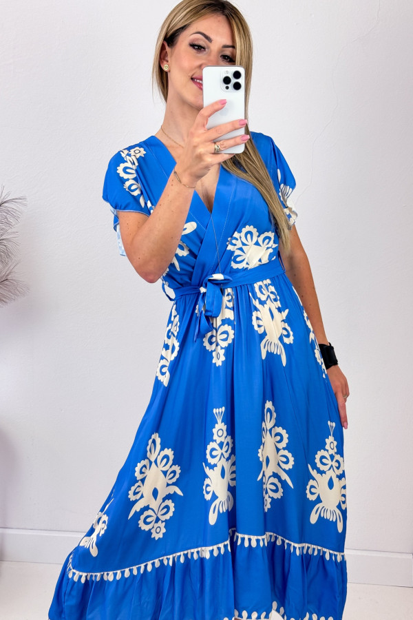 Sukienka Niebieska Midi Asos 2