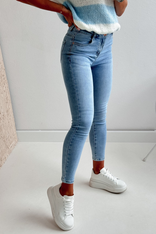 Spodnie Jeansy Skinny 540 Niebieskie 4