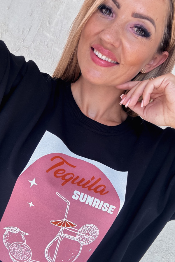 Bluza Czarna Tequila Sunrise 1