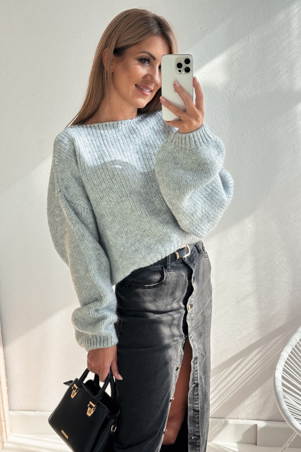 Sweter Cozy Szary 2