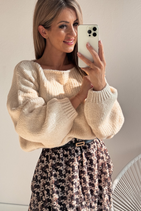 Sweter Cozy Beż 6