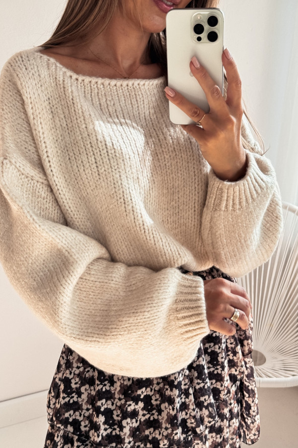 Sweter Cozy Beż