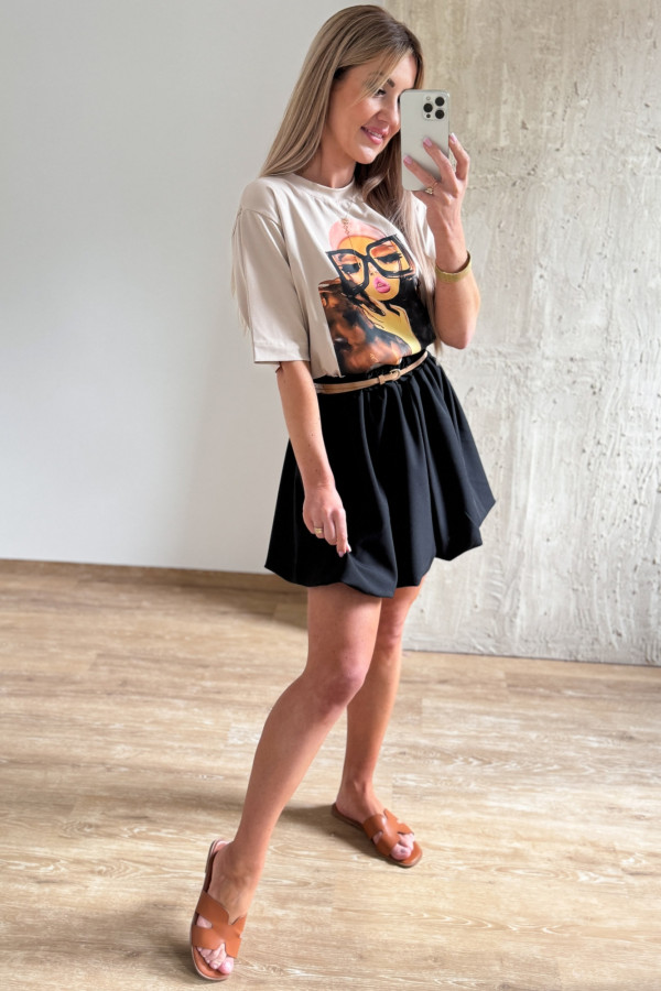 T-shirt z nadrukiem Lala - Beżowy 3