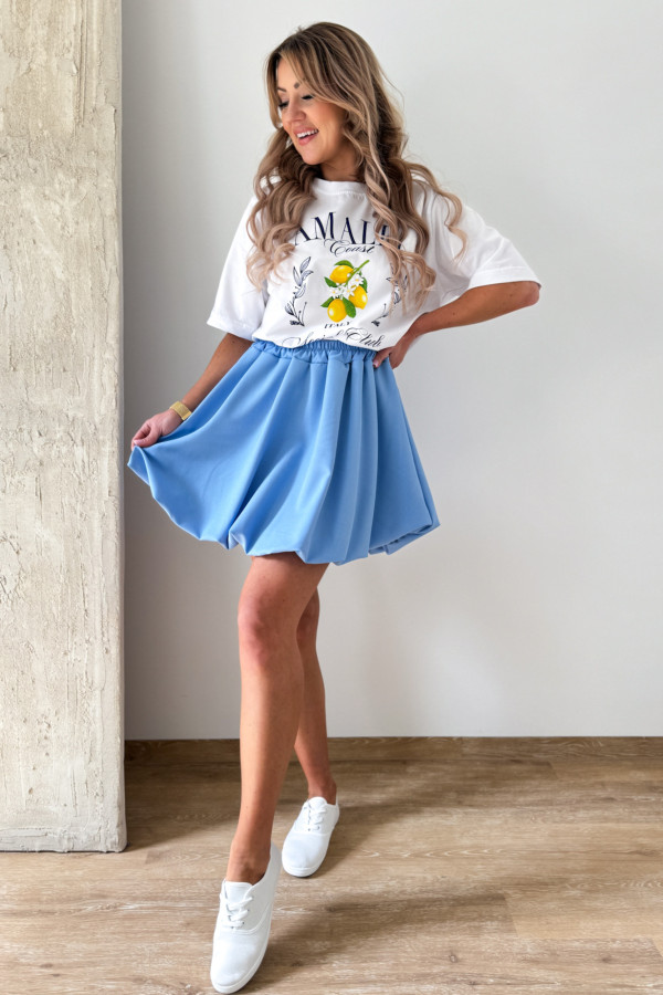 T-Shirt Amalfi w Cytryny - Biały 2