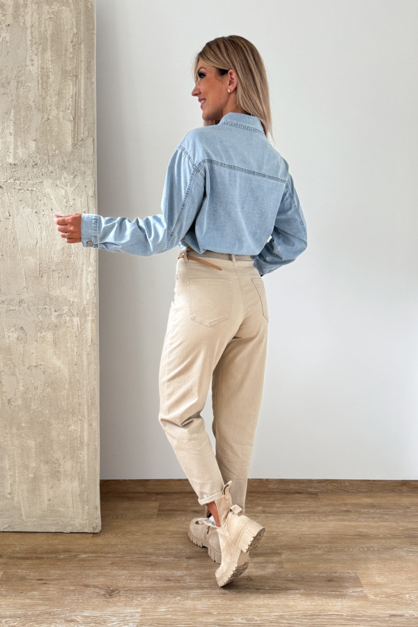 Koszula Jeansowa Denim Love - Błękitna 5