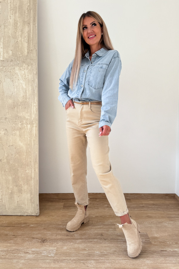 Koszula Jeansowa Denim Love - Błękitna 9