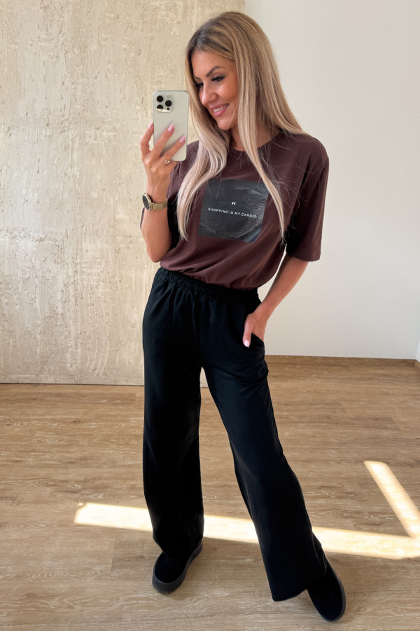 T-Shirt Shopping Cardio - Czekolada 2