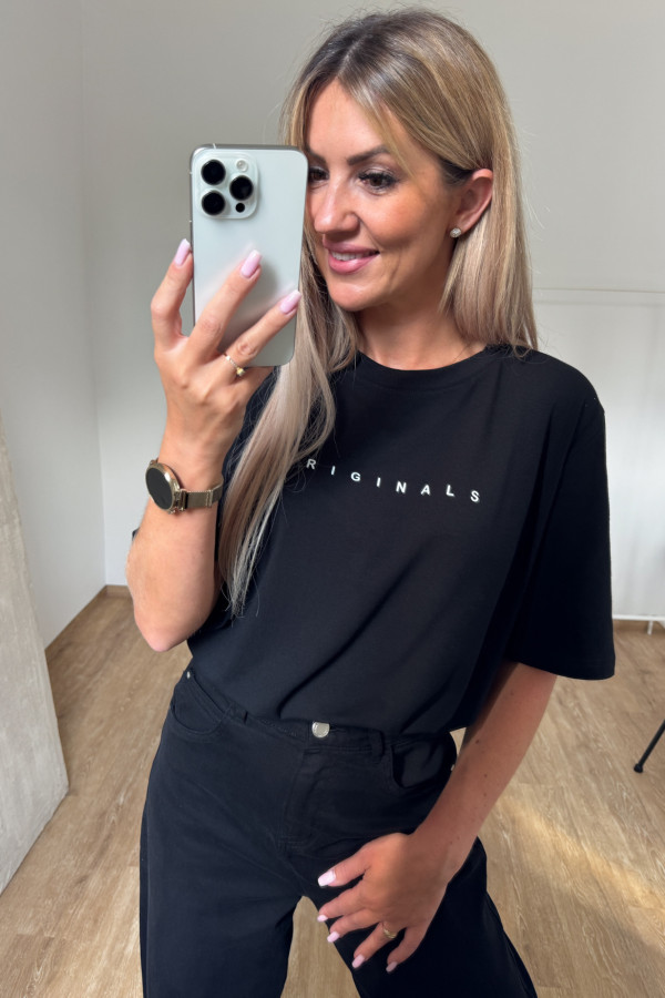 T-shirt Originals - Czarna 3
