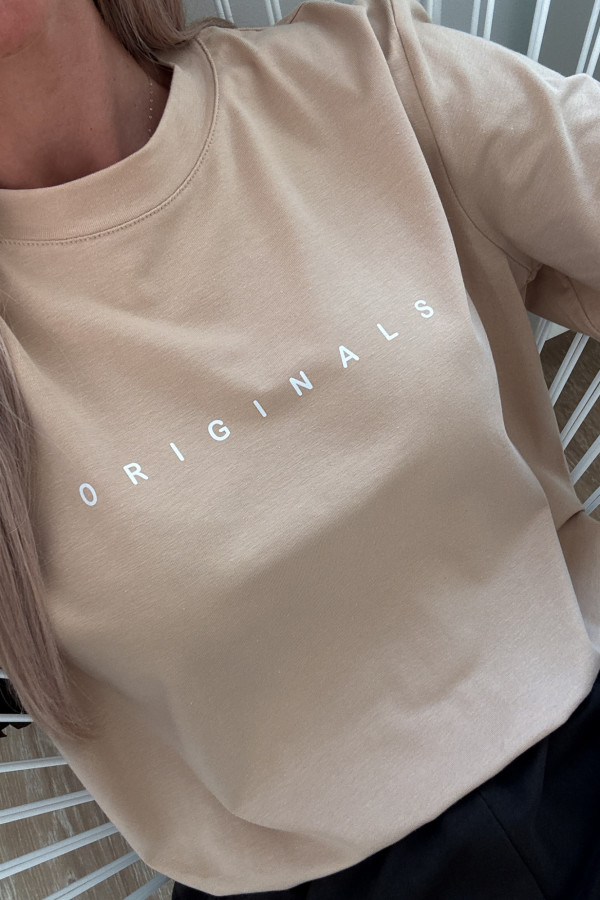 T-shirt Originals - Beżowa