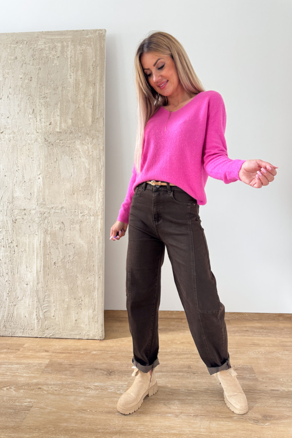 Sweter Baby Alpaka Moli - Fuksja 5