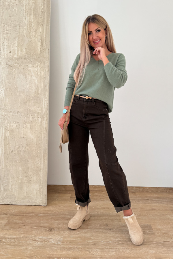 Sweter Baby Alpaka Moli - Zielony 8