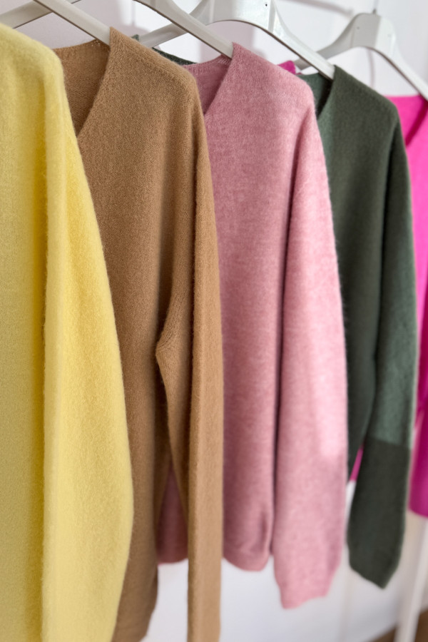 Sweter Baby Alpaka Moli - Camelowy 12