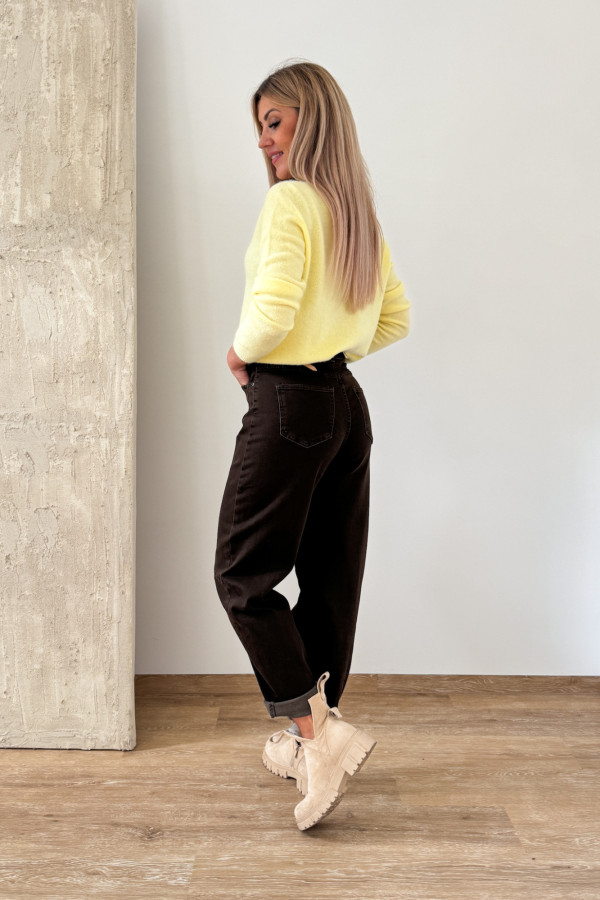 Sweter Baby Alpaka Moli - Żółty 2