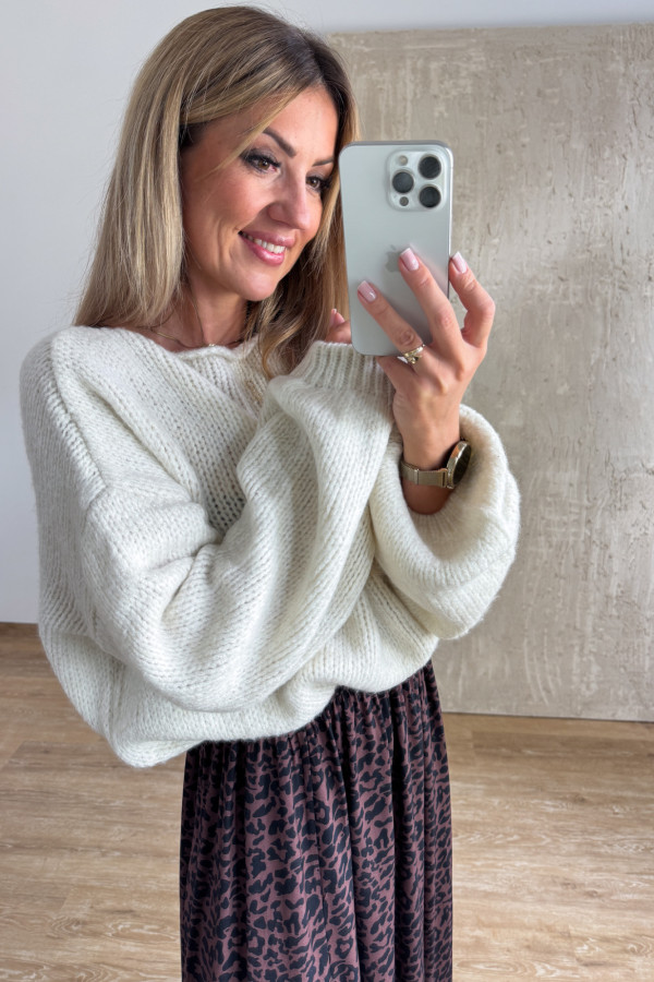 Sweter Cozy - Waniliowy 4