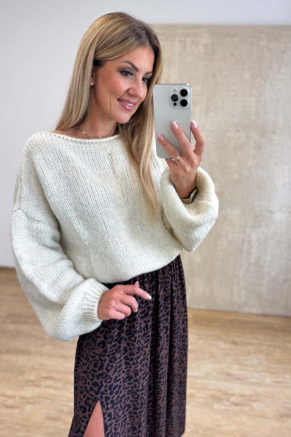 Sweter Cozy - Waniliowy 1