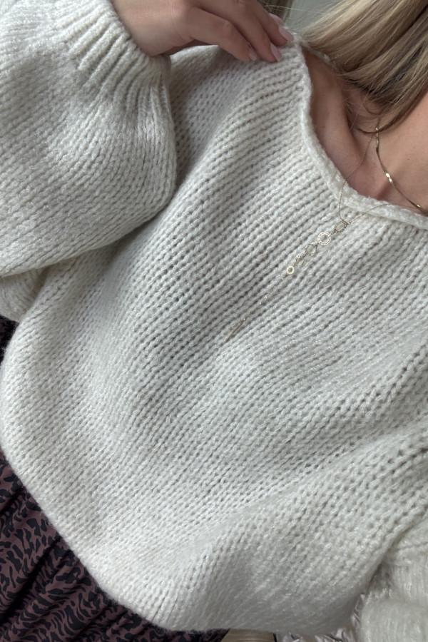 Sweter Cozy - Waniliowy 10