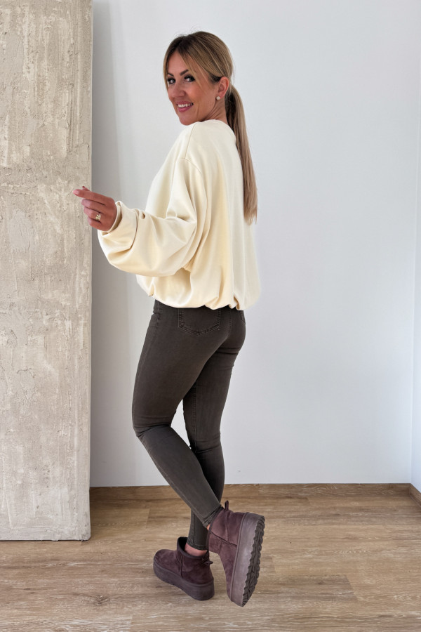 Bluza Bombka - Waniliowa 2
