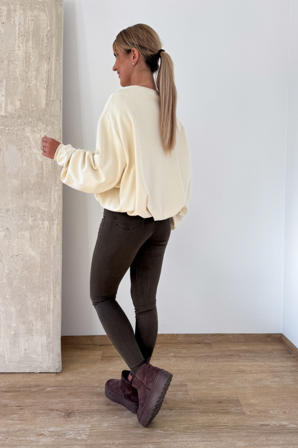 Bluza Bombka - Waniliowa 3