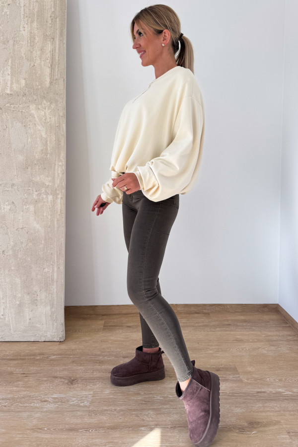 Bluza Bombka - Waniliowa 4