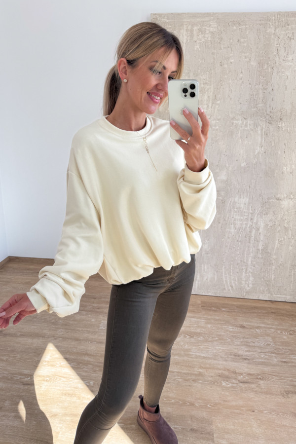 Bluza Bombka - Waniliowa 5