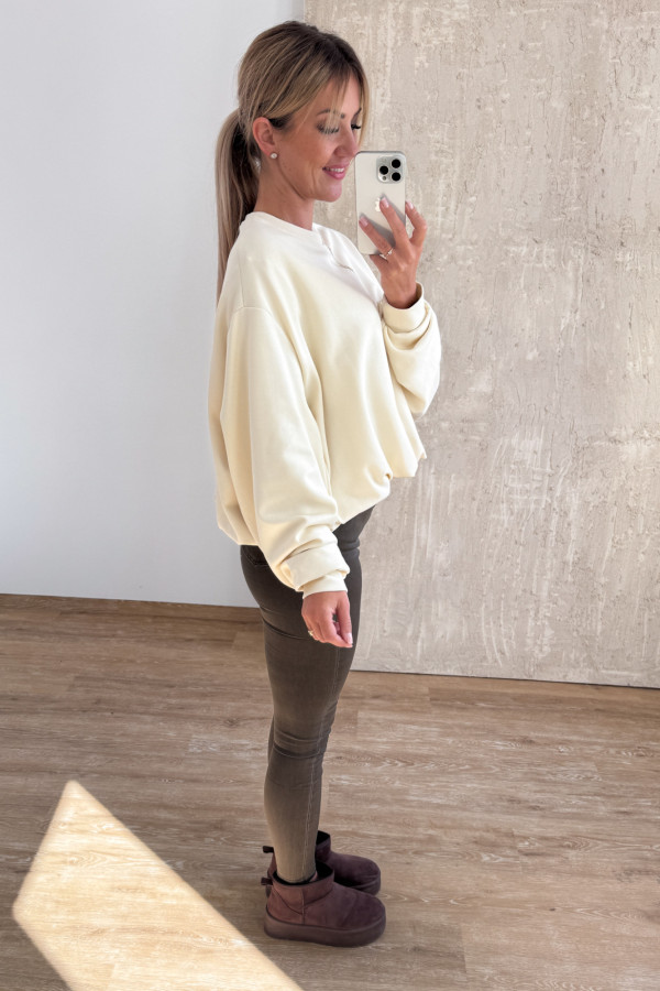 Bluza Bombka - Waniliowa 7
