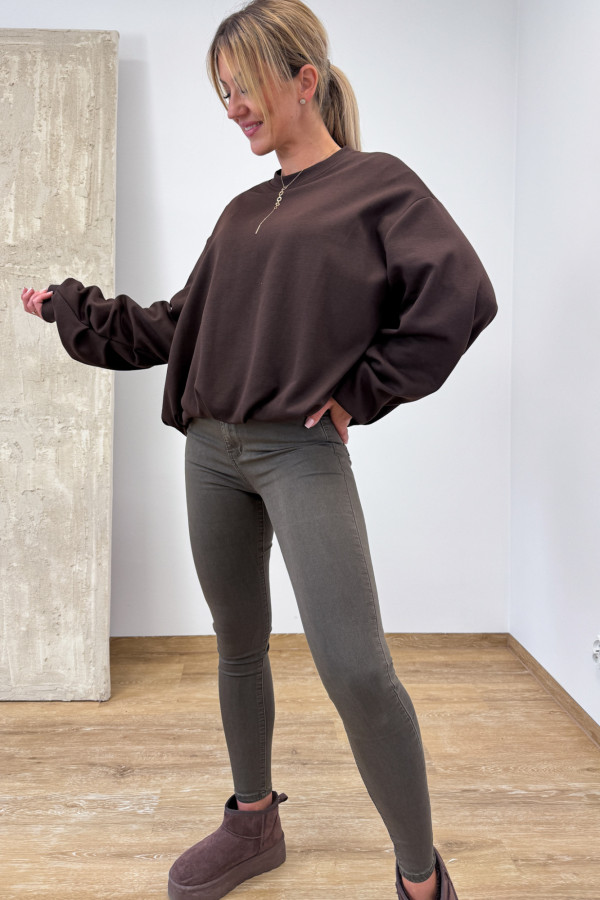 Bluza Bombka - Czekoladowa 3