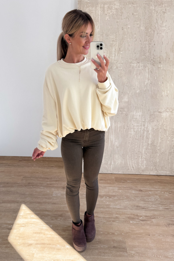 Bluza Bombka - Waniliowa 8