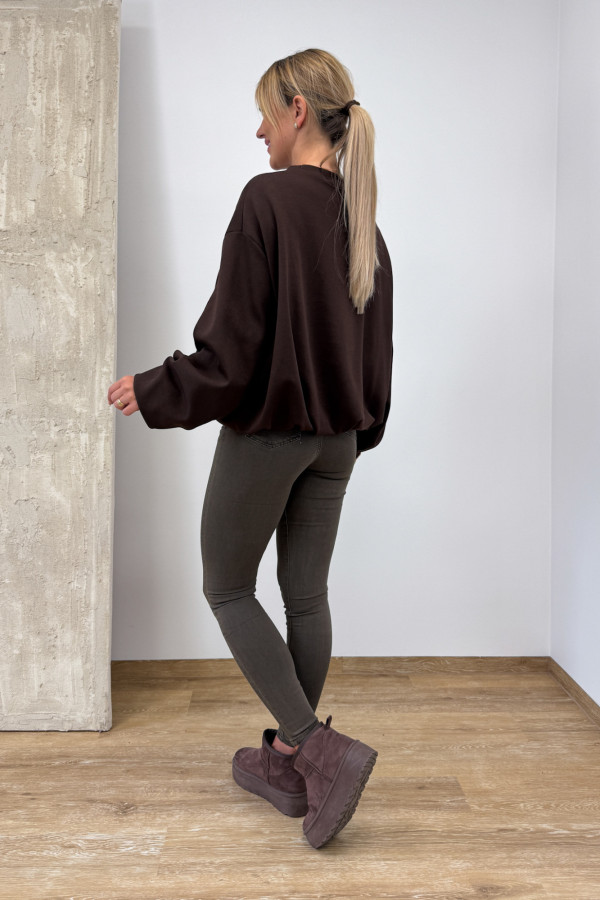 Bluza Bombka - Czekoladowa 5