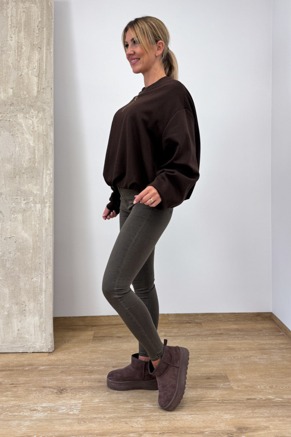 Bluza Bombka - Czekoladowa 6