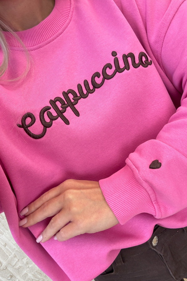 Bluza Bawełniana Cappuccino - Różowa