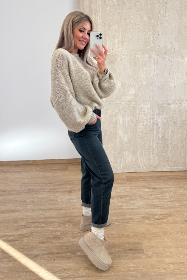 Spodnie Jeansy Mom 1058 - Vintage 12