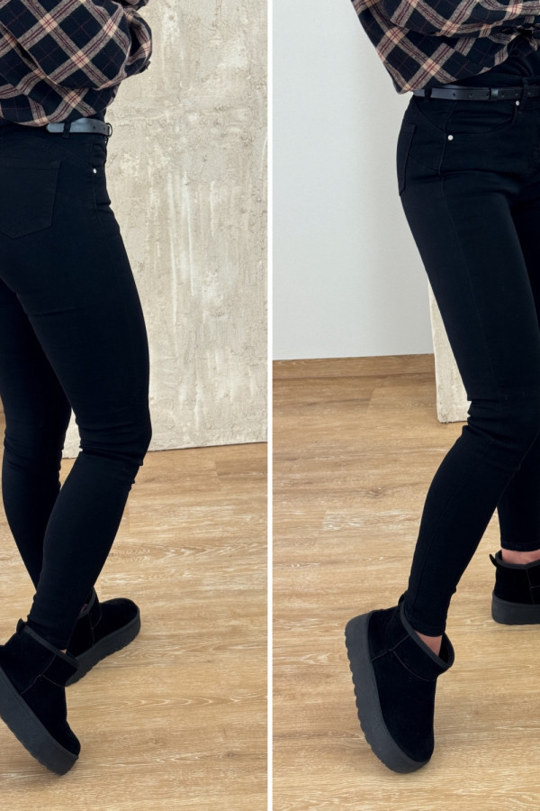 Spodnie Jeansy Push Up Anabell 806 - Czarne 1