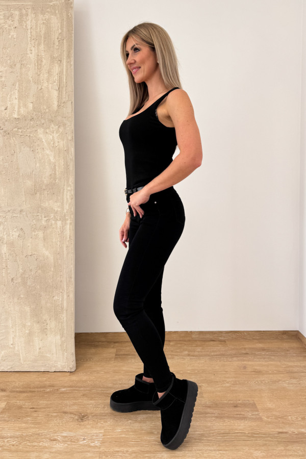 Spodnie Jeansy Push Up Anabell 806 - Czarne 3