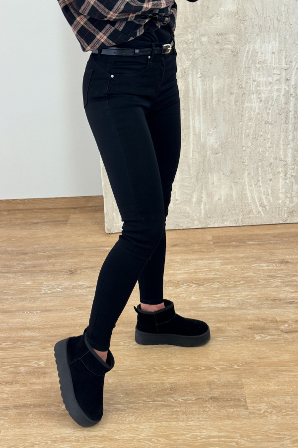 Spodnie Jeansy Push Up Anabell 806 - Czarne 5