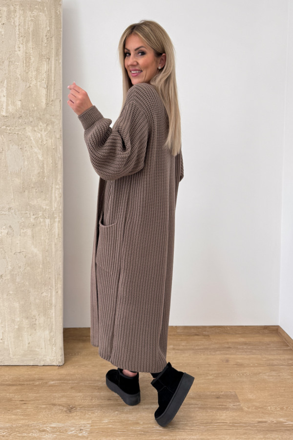 Kardigan Maxi Lamja - Mocca 4